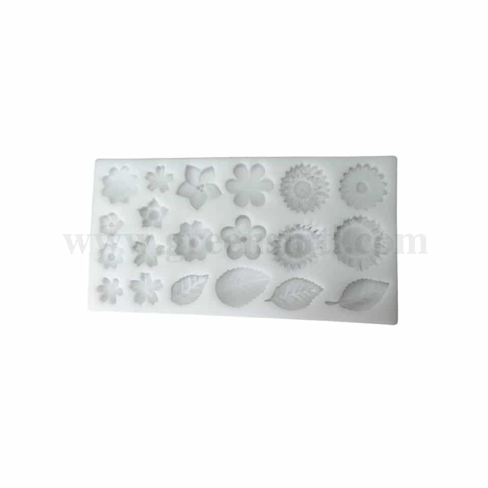 GREENS Silicone Mould Flowers 55 mm