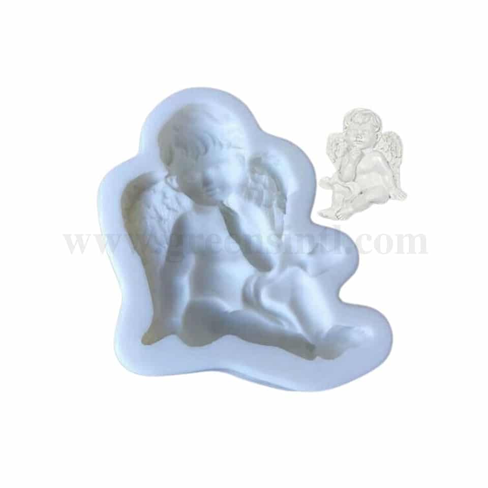 GREENS Silicone Mould Baby Angel 90 x 70 mm
