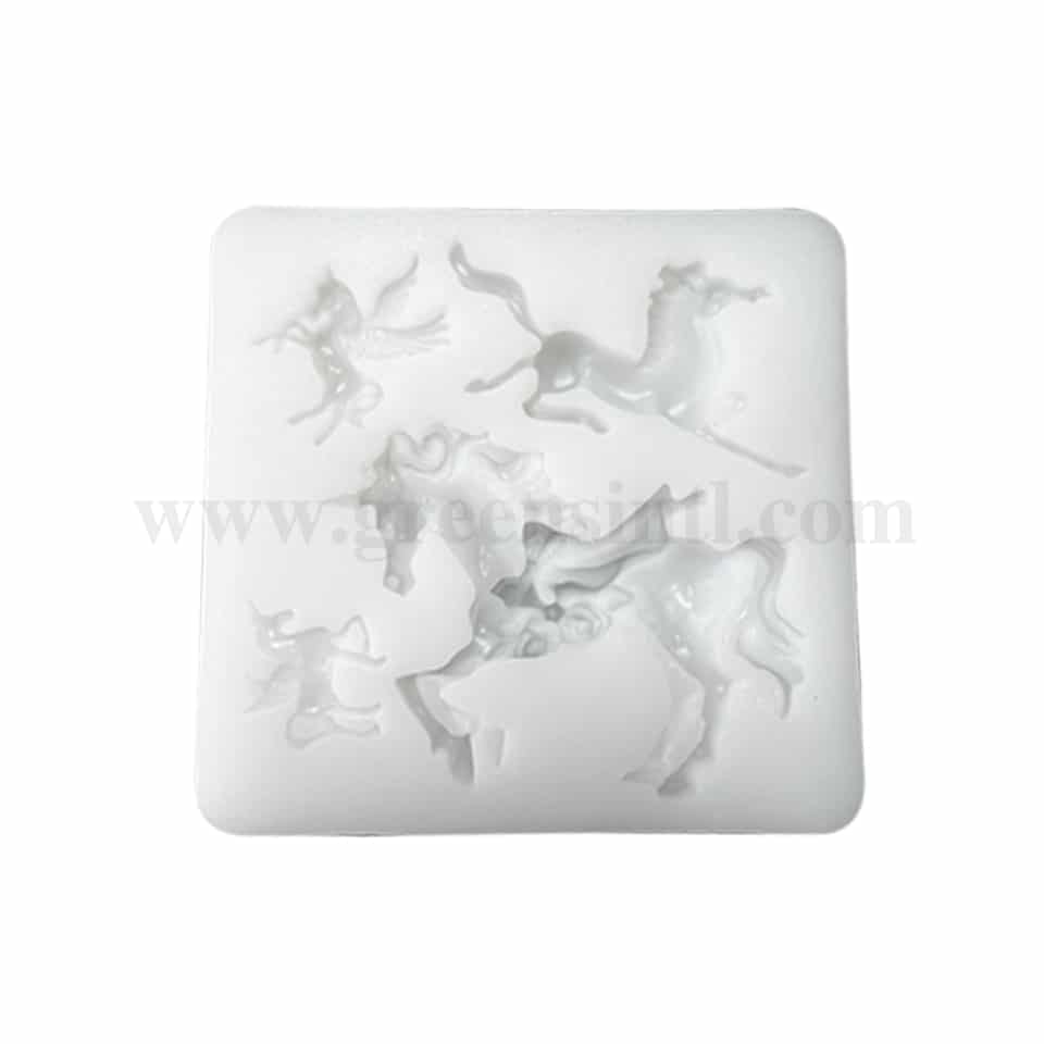 GREENS Cake Silicone Mould Unicorn with Wings 85 x 90 mm
