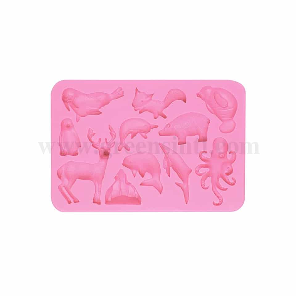 GREENS Cake Silicone Mould Arctic Animals 162 x 109 x 17mm