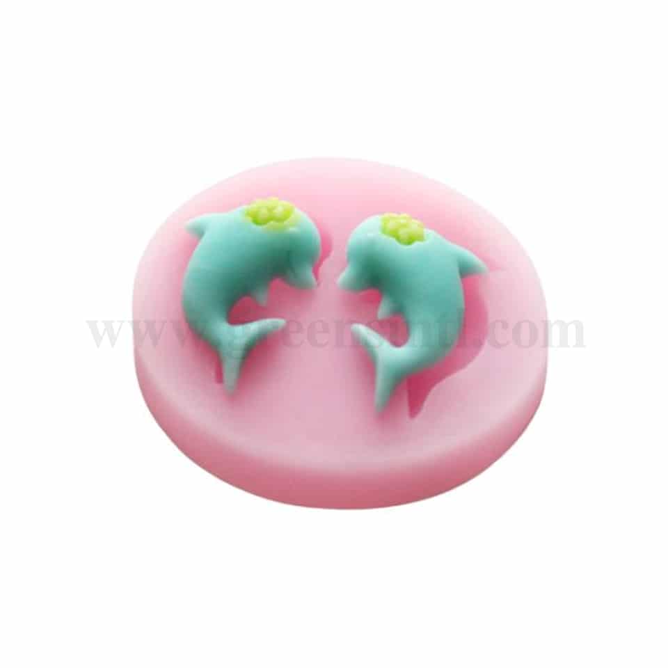 GREENS Dolphin Silicone Mould 45 x 45 mm