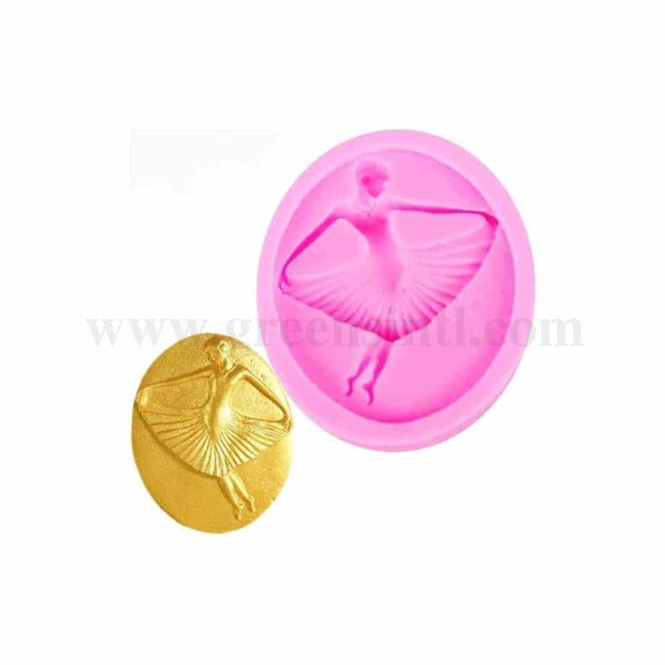 GREENS Ballerina Silicone Mould 60 x 68 x 9mm