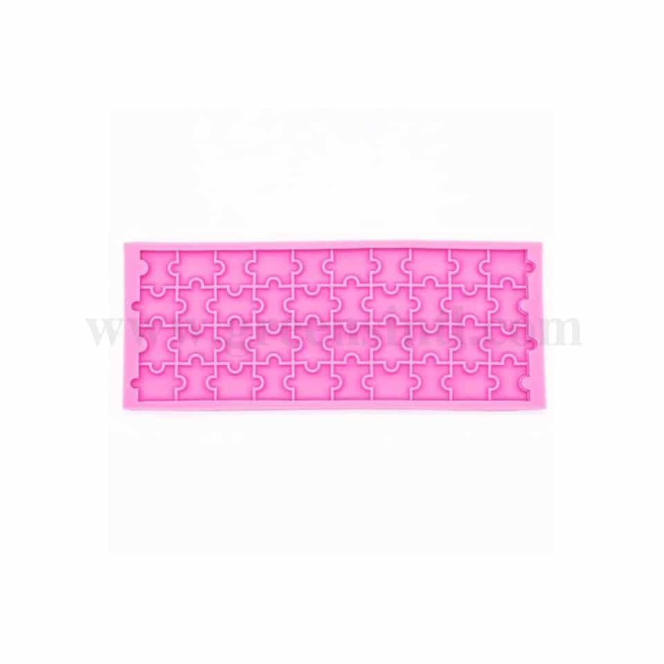 GREENS Jigsaw Puzzle Design Silicone Mould 283 x 115 mm