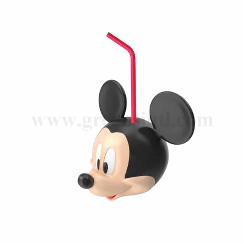 GREENS Mickey Mouse Straw Topper 3D Silicone Mould 70 x 60 mm