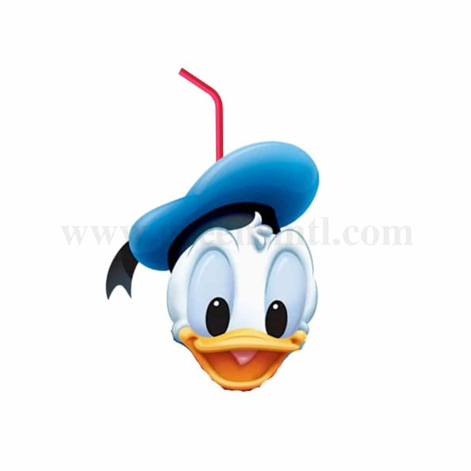 GREENS Donald Duck Straw Topper 3D Silicone Mould 58 x 51 mm