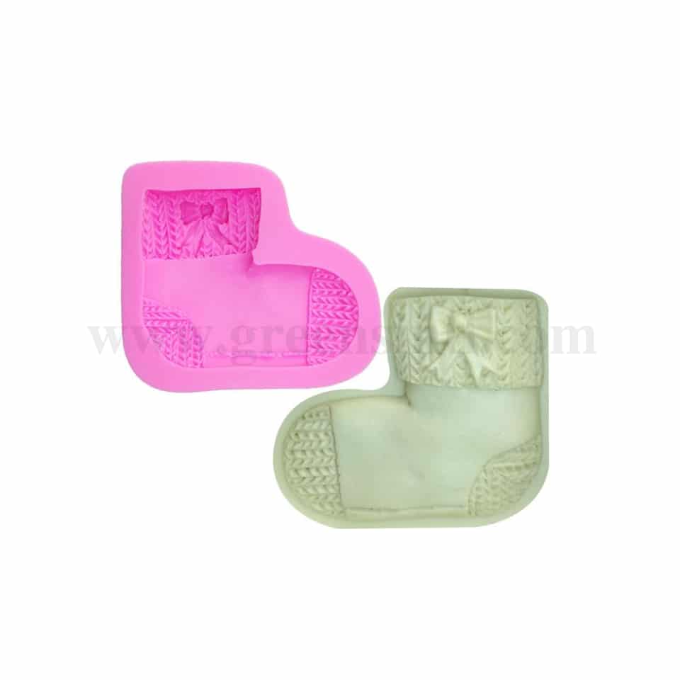 GREENS Christmas Socks Cake Silicone Mould 70 x 60 mm