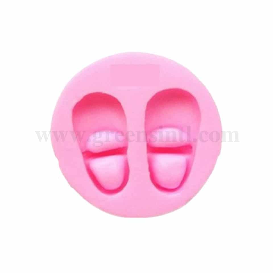 GREENS Girl Shoes Cake Silicone Mould 75 x 19mm