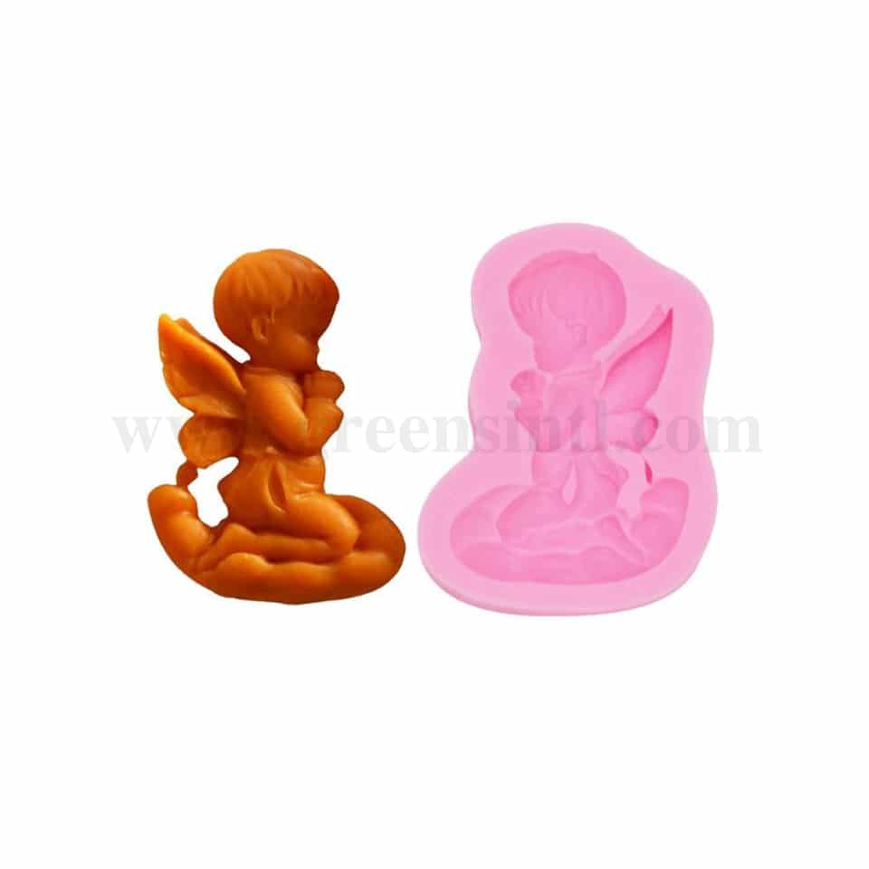 GREENS Praying Angel Silicone Mould 80 x 50 mm