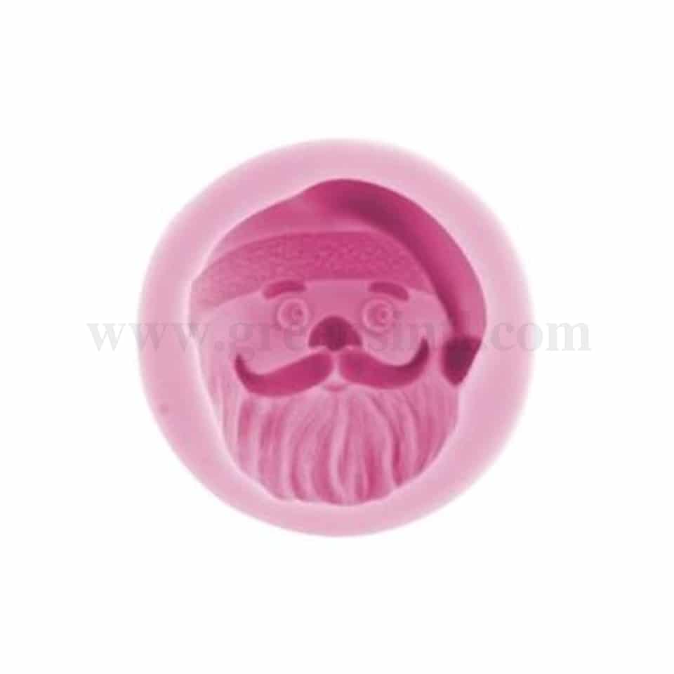 GREENS Santa Face Silicone Mould 71 x 70 mm