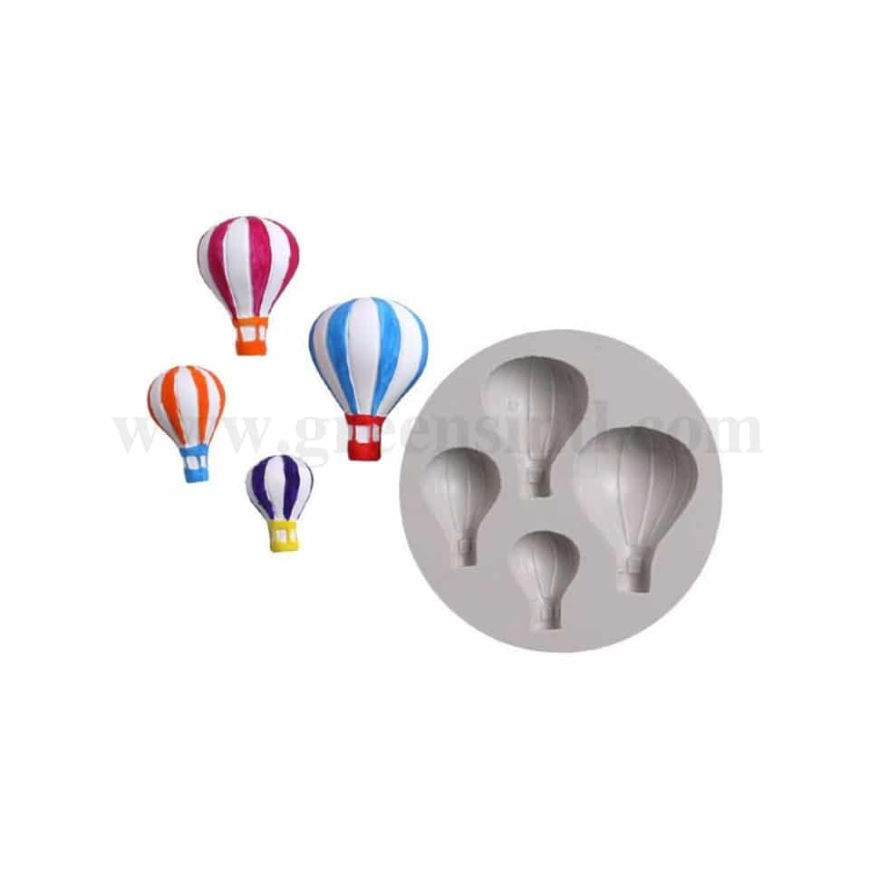 GREENS Hot Air Balloons Silicone Mould 84 x 84 mm