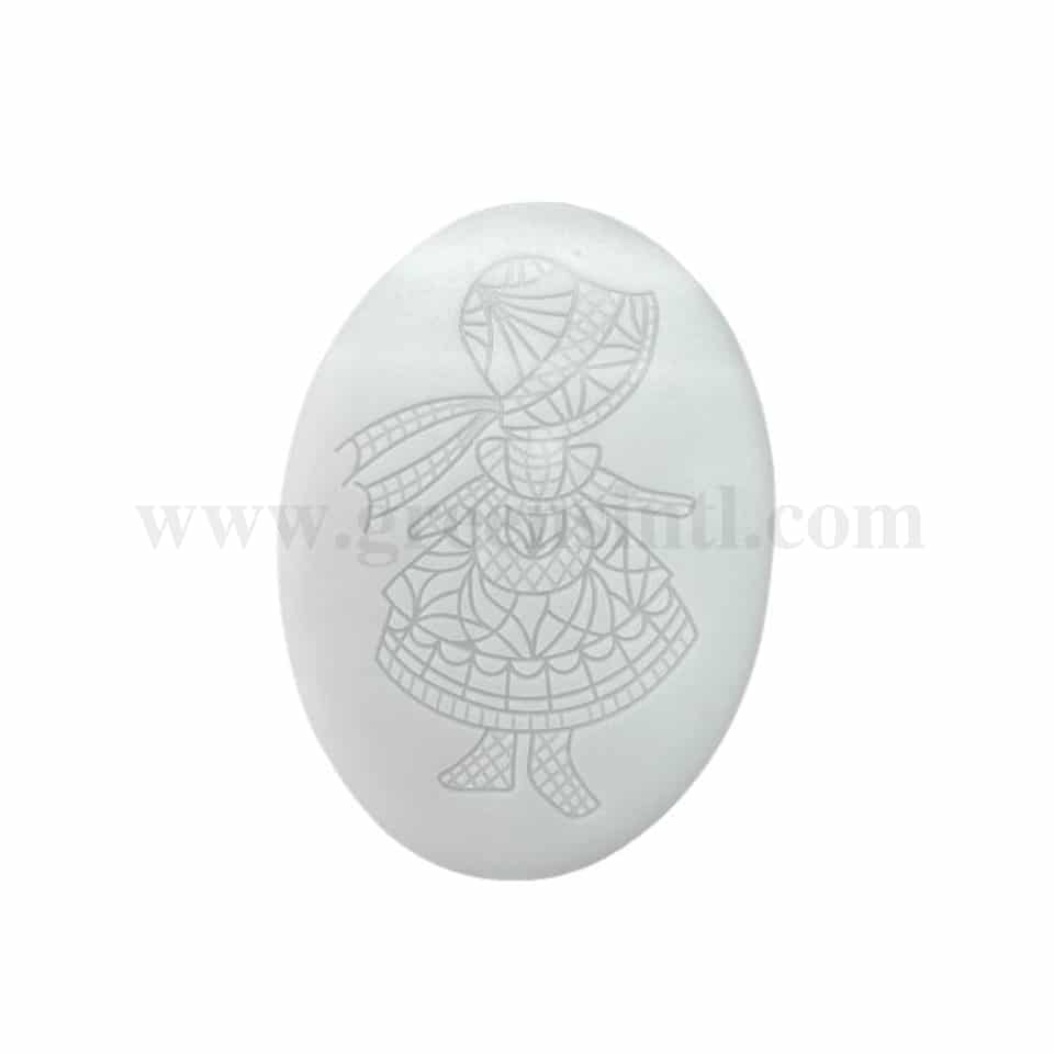 GREENS Girl Lace Design Silicone Mould