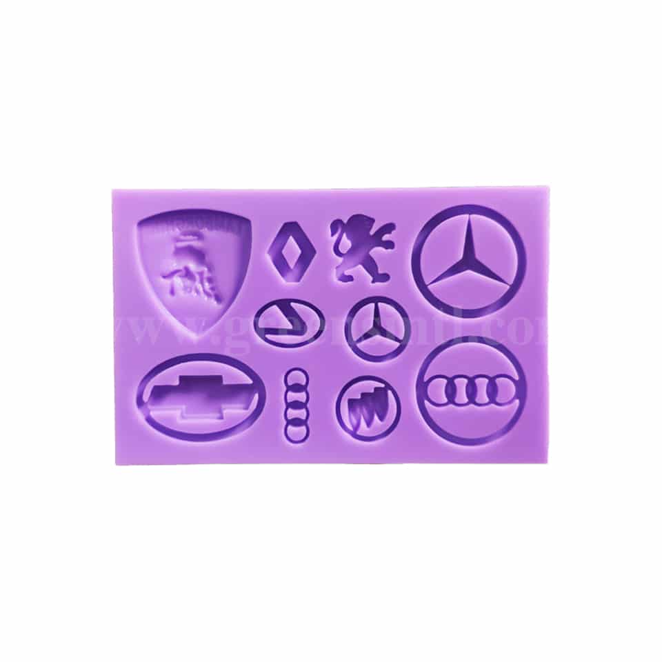 GREENS Silicone Mould Car Brand Logos