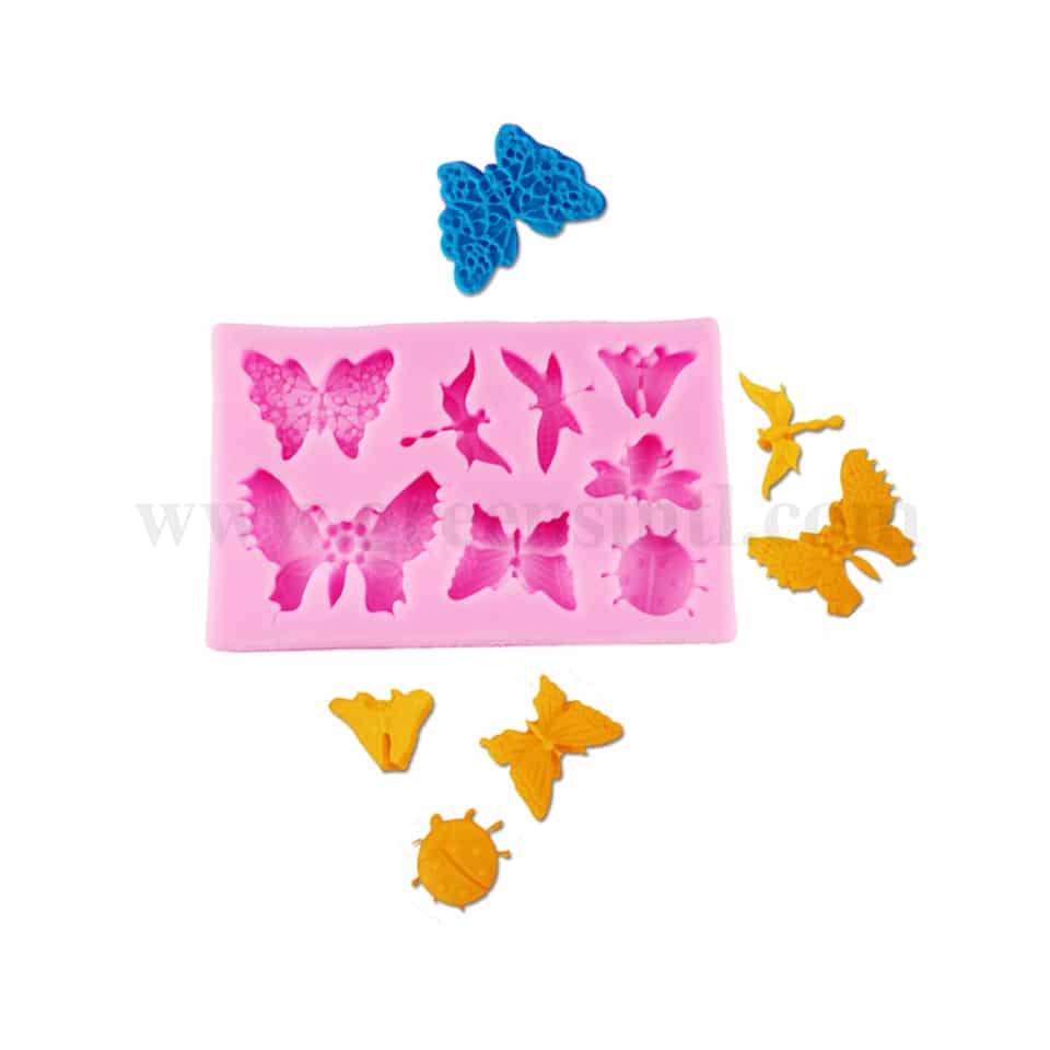 GREENS Silicone Mould Insects 75 x 57 x 7 mm