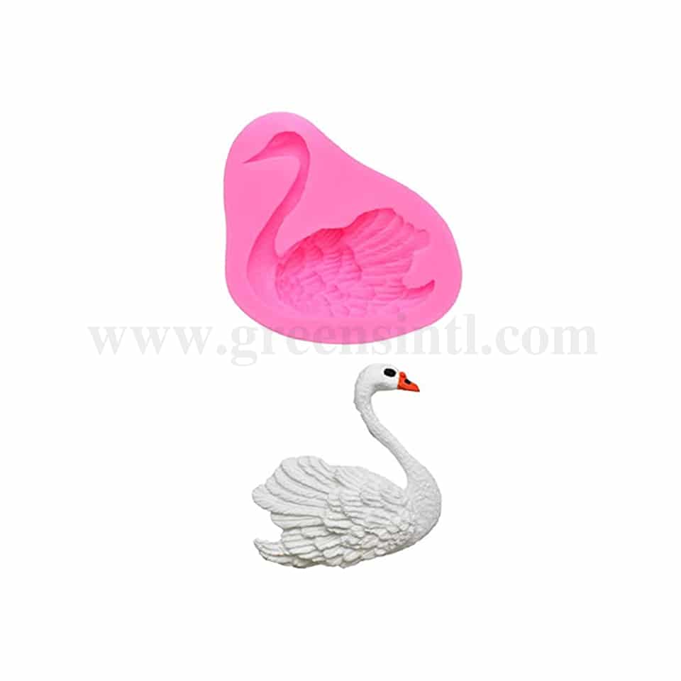 GREENS Silicone Mould Swan 87 x 56 x 20 mm