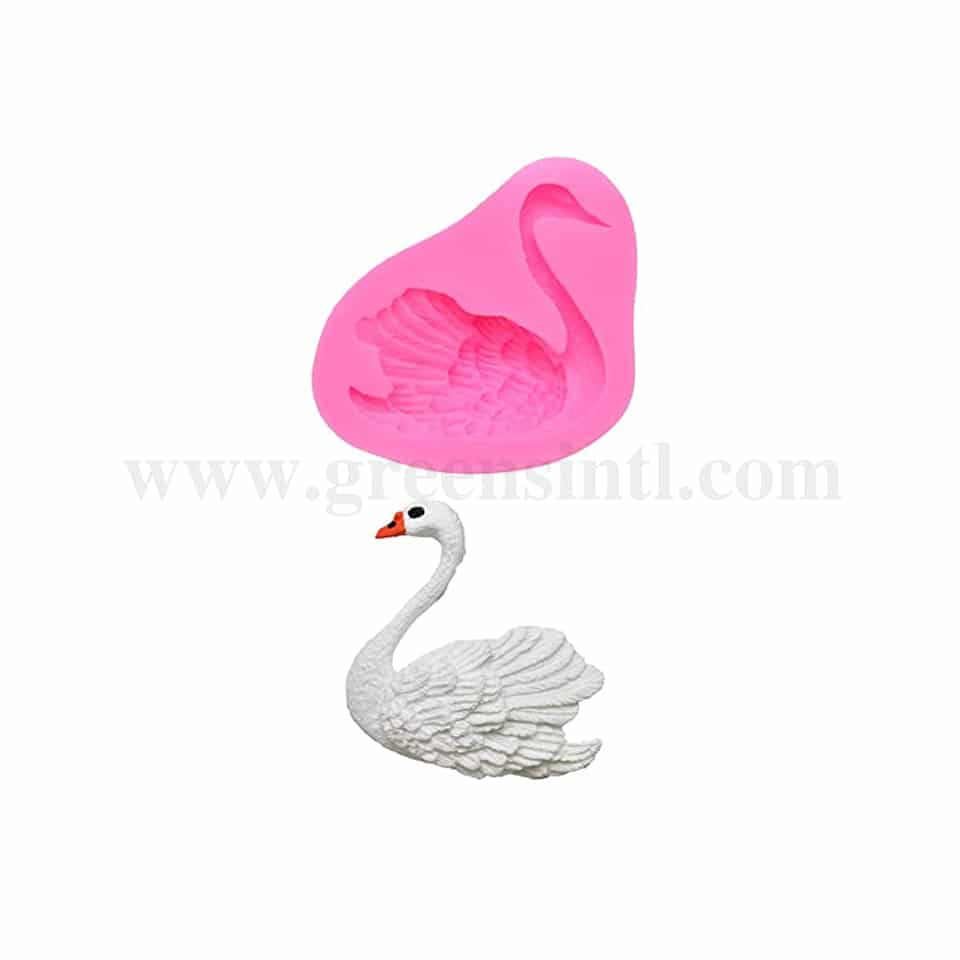 GREENS Silicone Mould Swan 87 x 56 x 20 mm