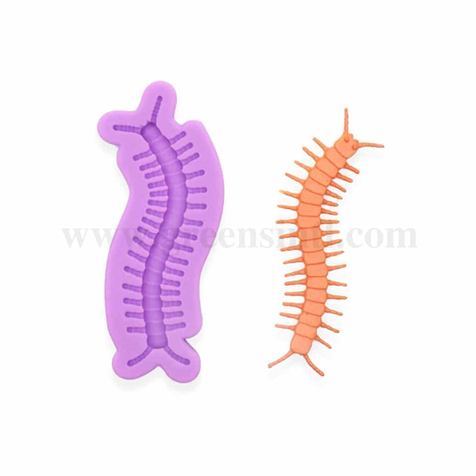 GREENS Silicone Mould Centipede 102 x 43 x 9 mm
