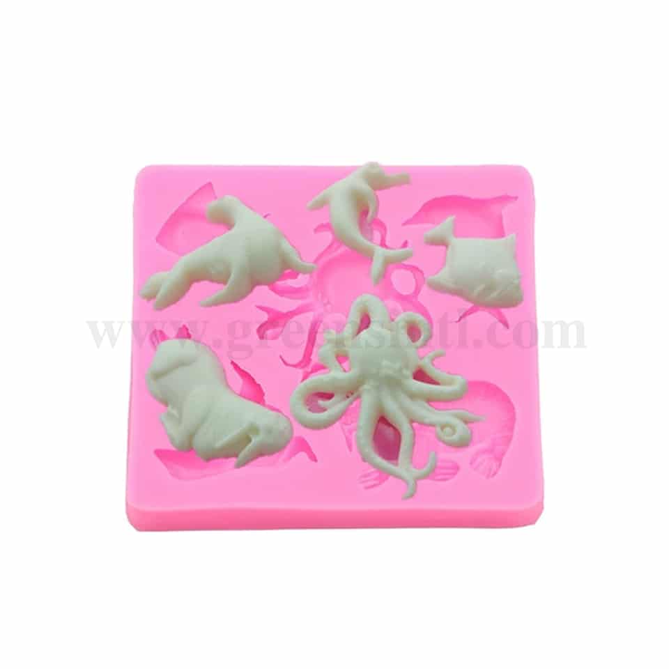 GREENS Silicone Mould Sea Theme 88 x 80 x 10 mm