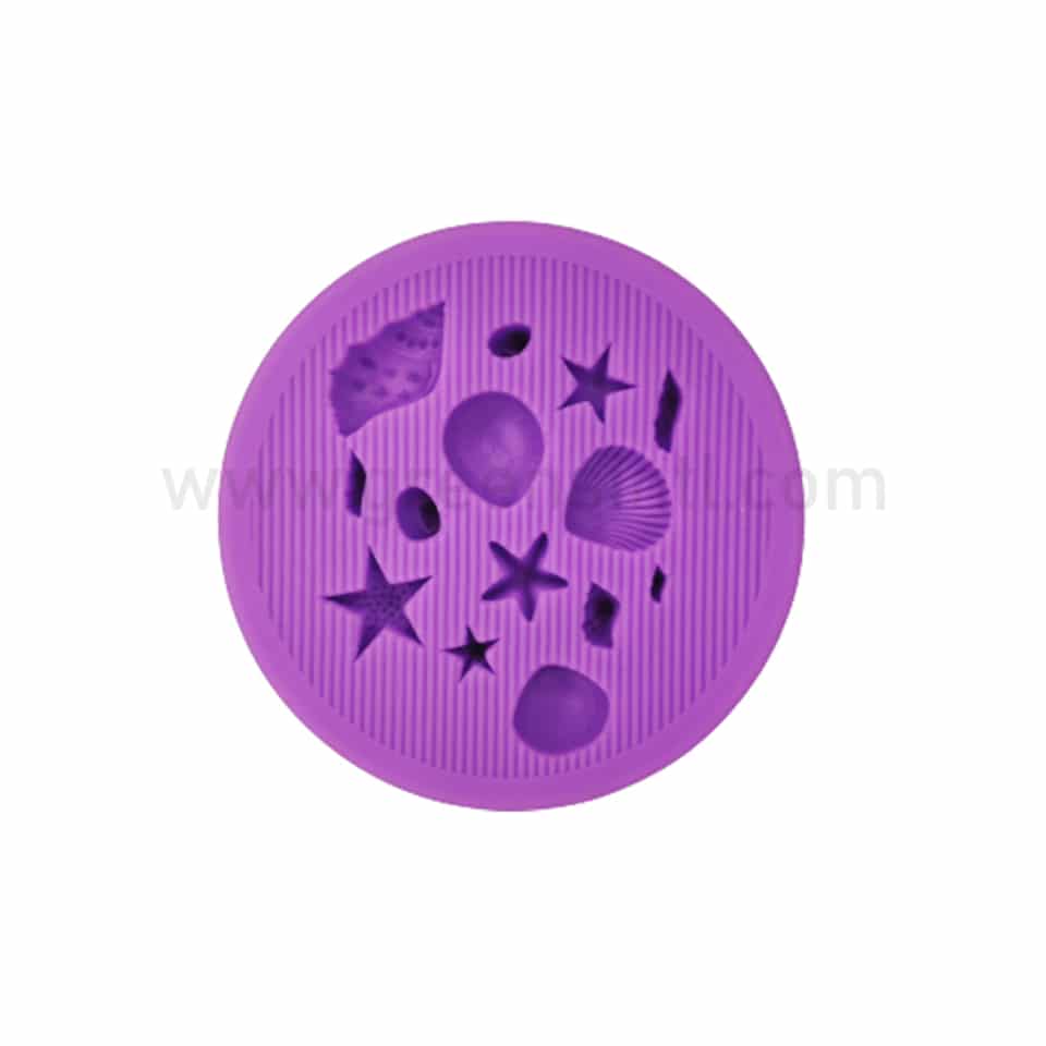 GREENS Silicone Mould Starfish and Sea Shells 85 x 12 mm