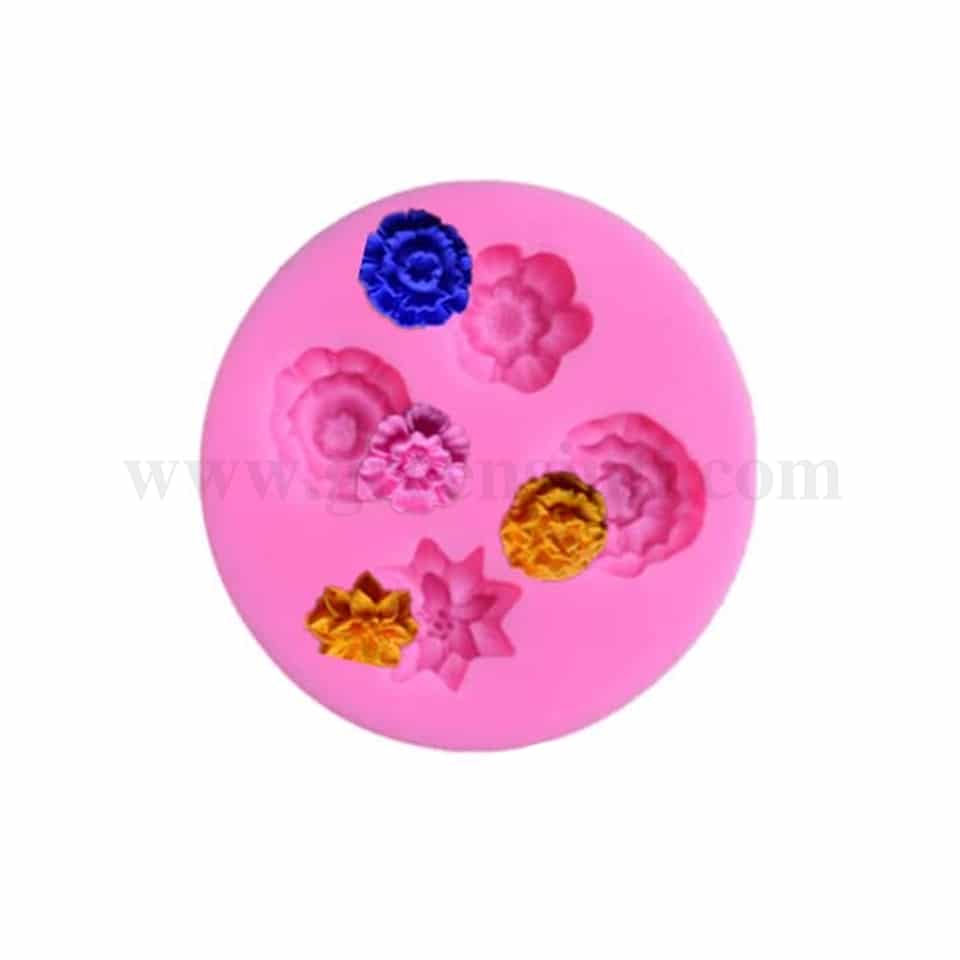 GREENS Silicone Mould Flowers 76 x 12 mm