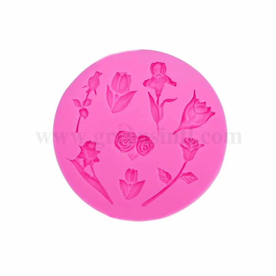 GREENS Silicone Mould Flowers 78 x 9 mm