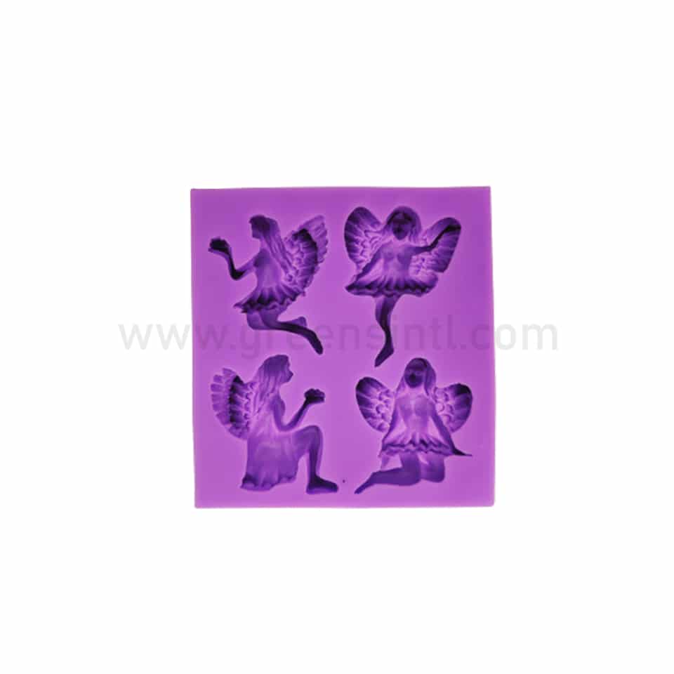 GREENS Silicone Mould Fairies 91 x 85 x 13 mm