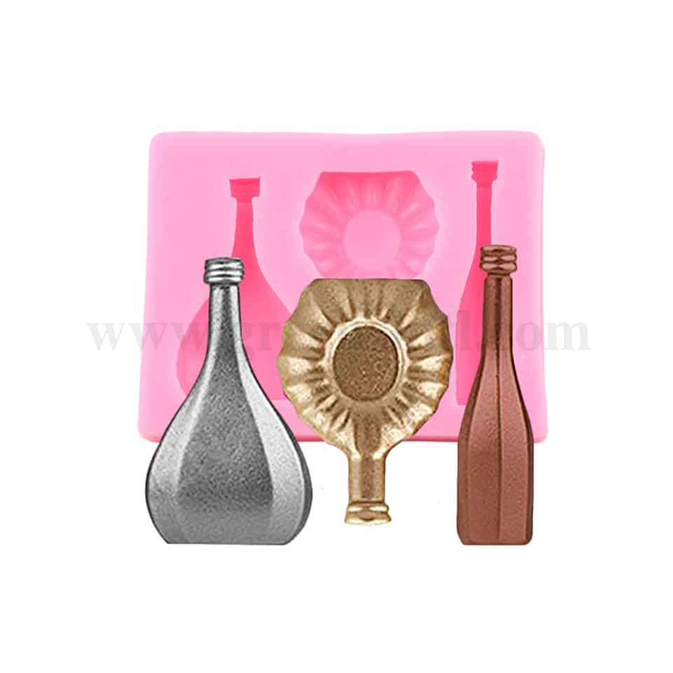 GREENS Silicone Mould Bottles 84 x 64 x 14 mm