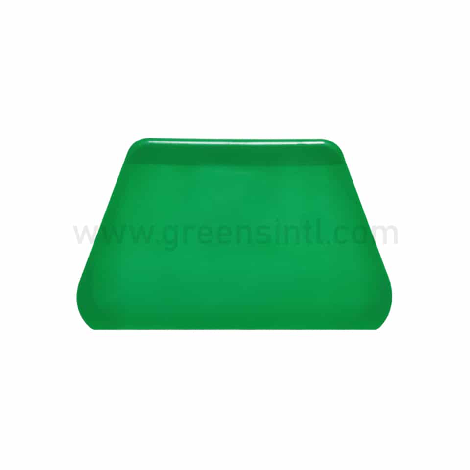 EMIL SCHMIDT Dough Cutter Green Rounded Trapezoid Shape 205 x 125 mm