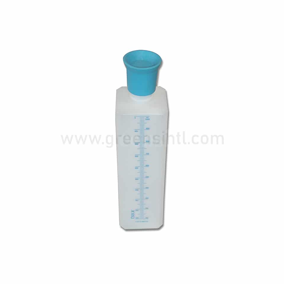 EMIL SCHMIDT Measuring Bottle with Scale 70x70x270 mm-1 L