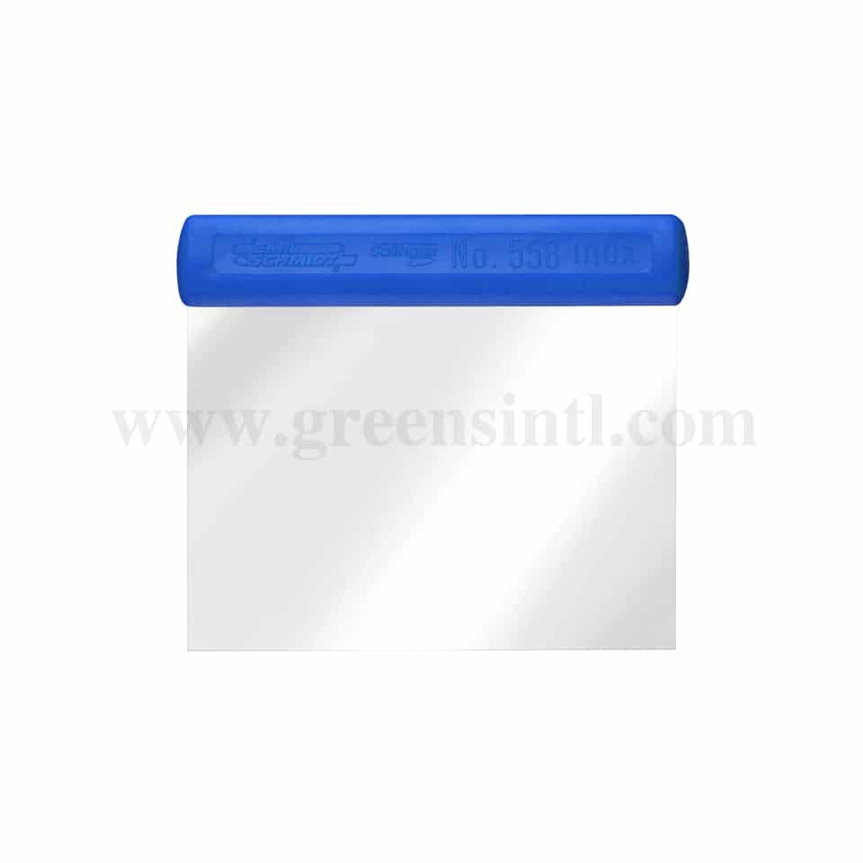 EMIL SCHMIDT Flexible Dough Scraper Rounded Blue 120x80 mm