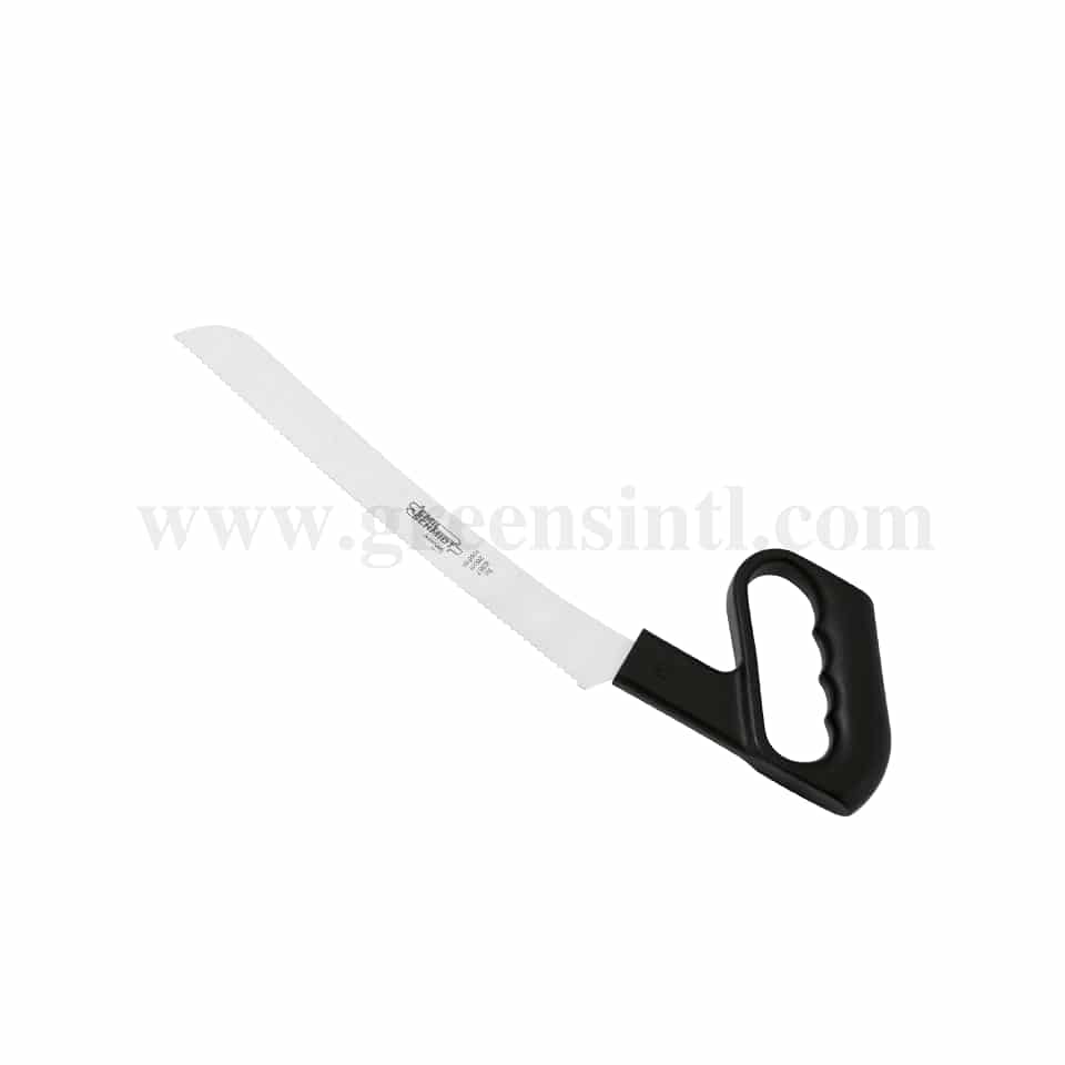 EMIL SCHMIDT Bread knife with Curved blade, serrated edge and Bow handle 260x34mm
