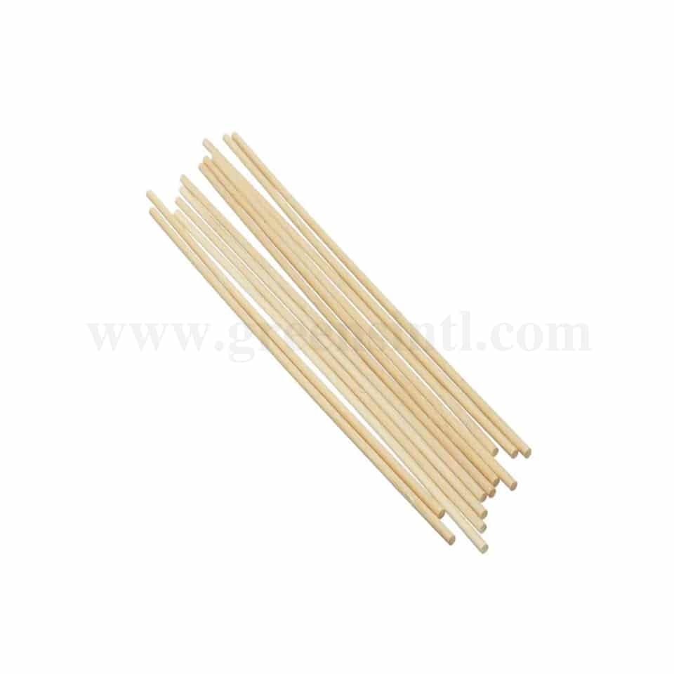 GREENS CHOICE Thin Bamboo Skewer Rods 300mm-100 Pcs