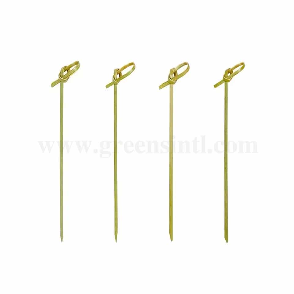 GREENS CHOICE Knot Skewer 180 mm-100 Pcs