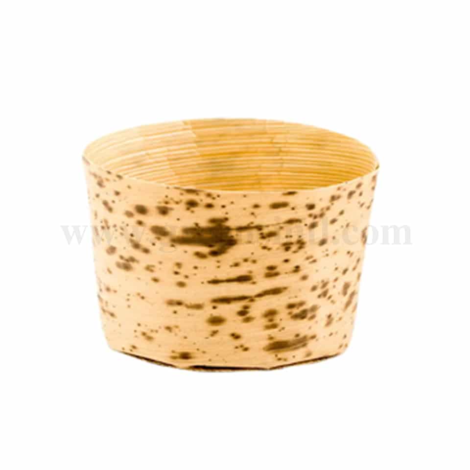 GREENS CHOICE Bamboo Leaf Cup 70 x 25 mm-50 Pcs