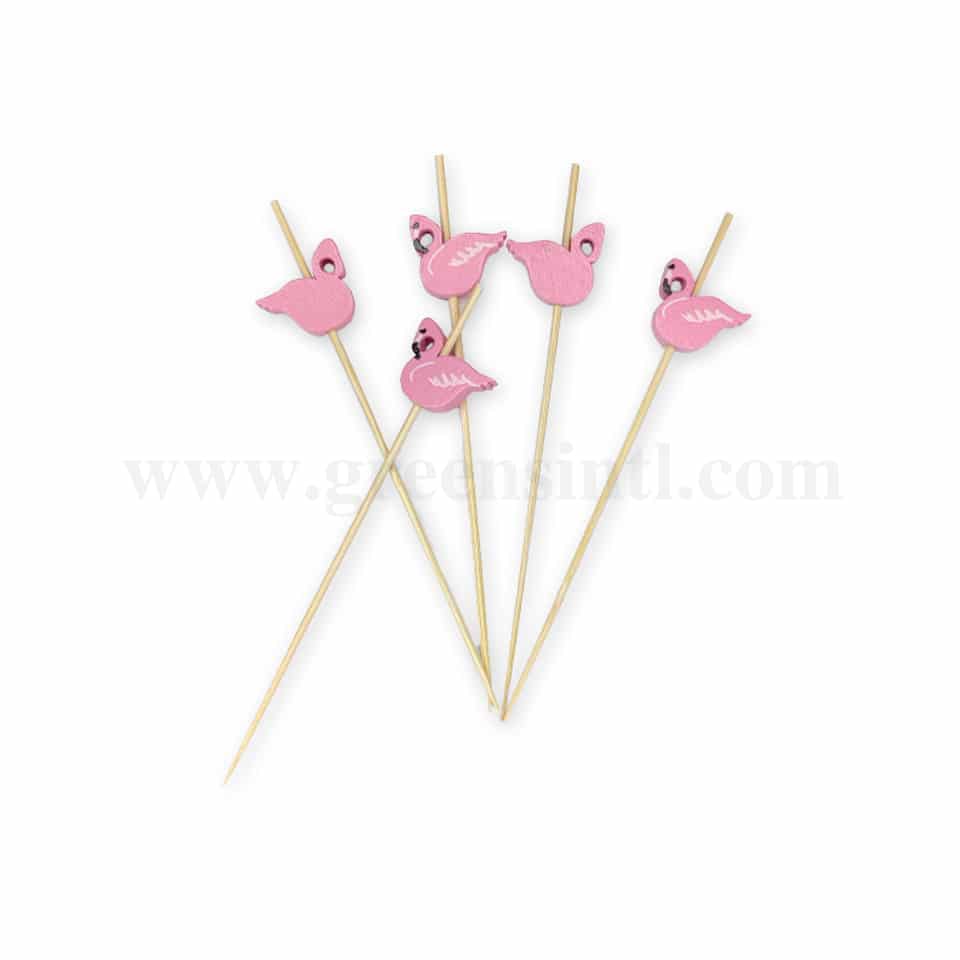 GREENS CHOICE Fruit Picks Swan 120 mm-100 Pcs