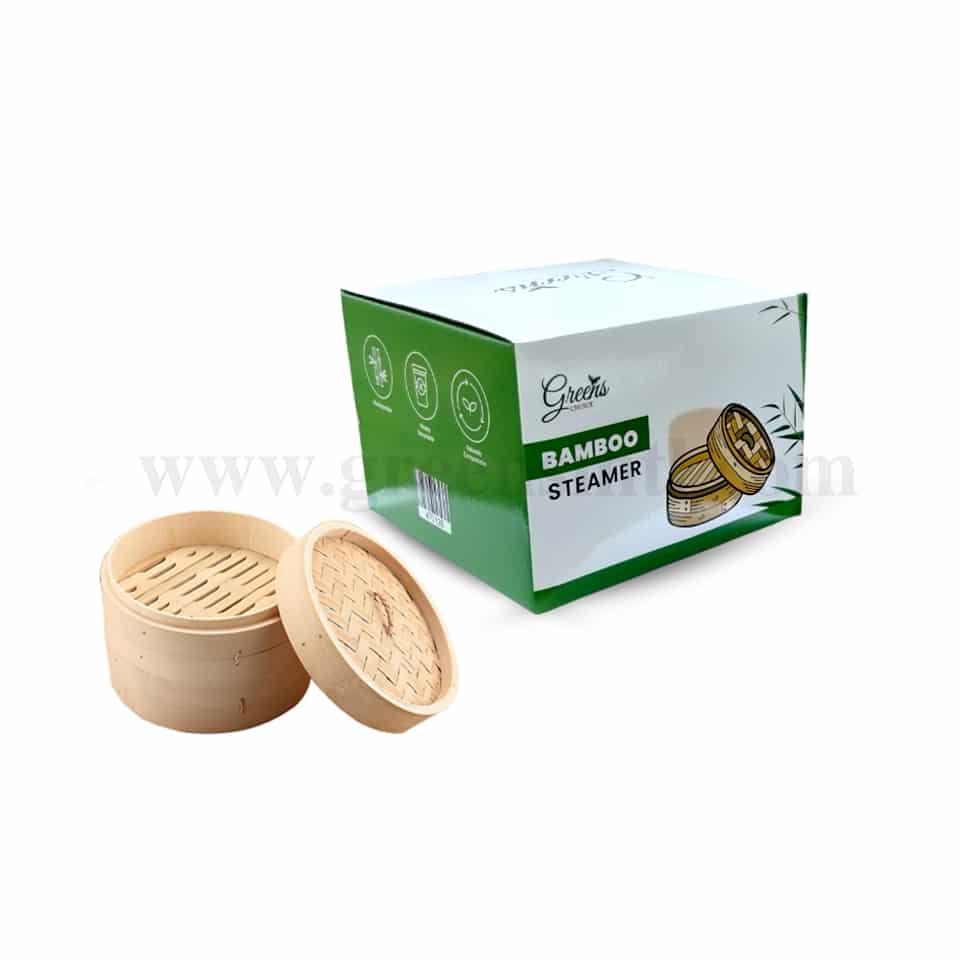 GREENS CHOICE Bamboo Steamer D 250 mm (10 inch)