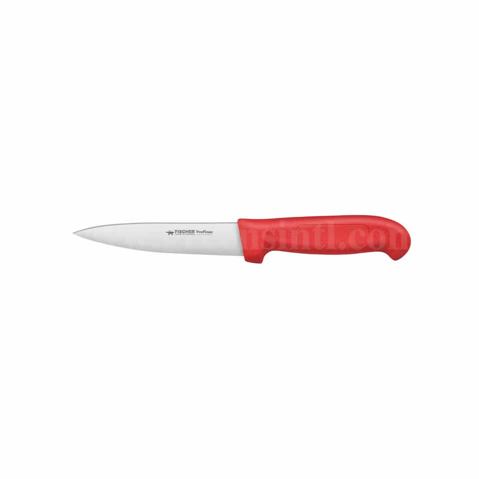 FISCHER BARGOIN Boning Knife Red Handle 140 mm
