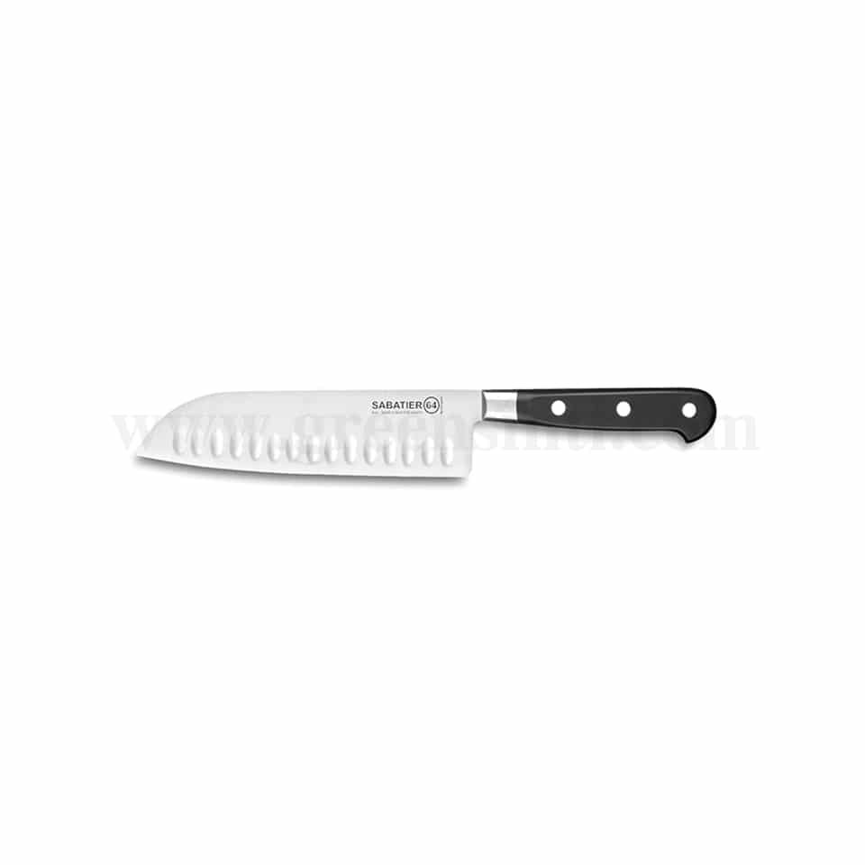 FISHER BARGOIN Santoku Sabatier 180 mm