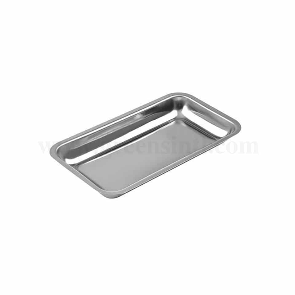 FISCHER BARGOIN Deep stainless steel tray 18/10 - 325 x 230 x h40 mm