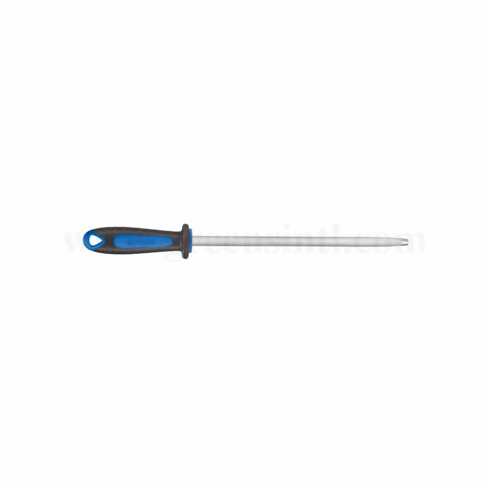 FISCHER BARGOIN Round Fine Sharpening Steel Blue Handle 300 mm