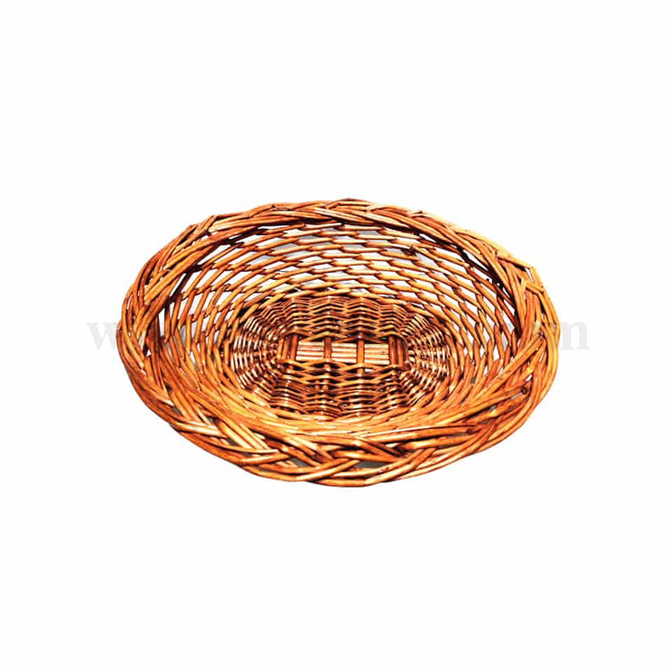 GREENS Oval Brown Basket 275 x 175 x h 65 mm