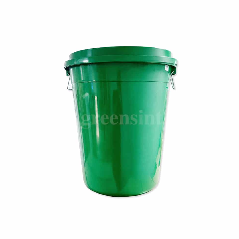 GREENS Plastic Bucket with Cover 125 L
