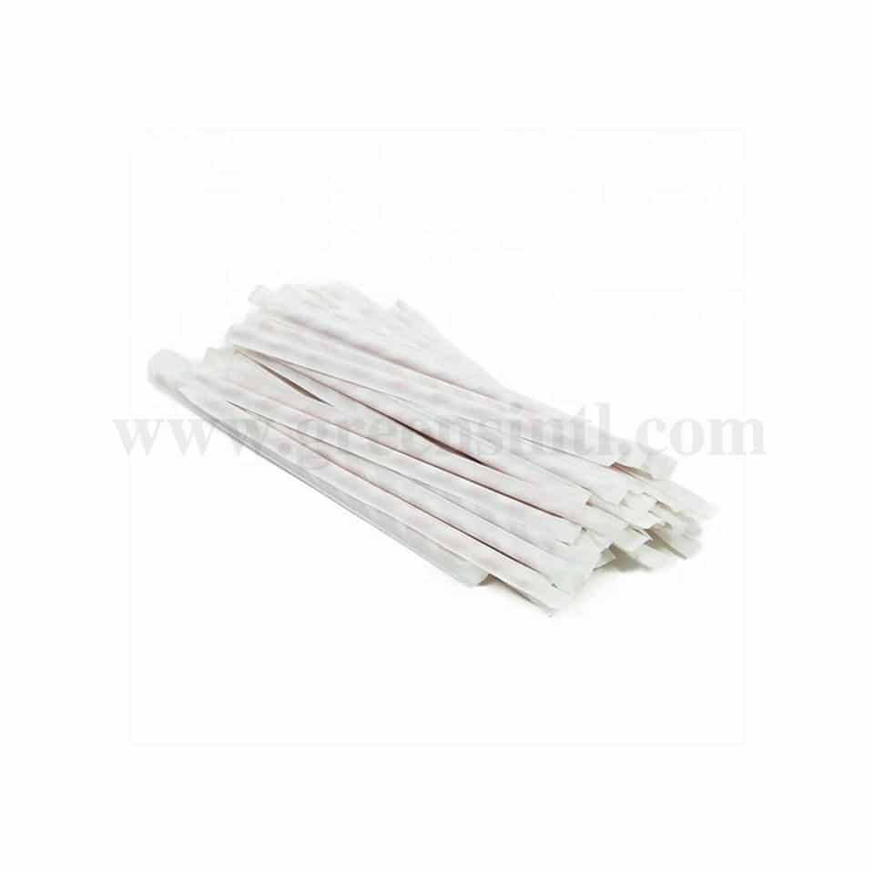 GREENS Plastic Straw Single Wrapped D 6 mm