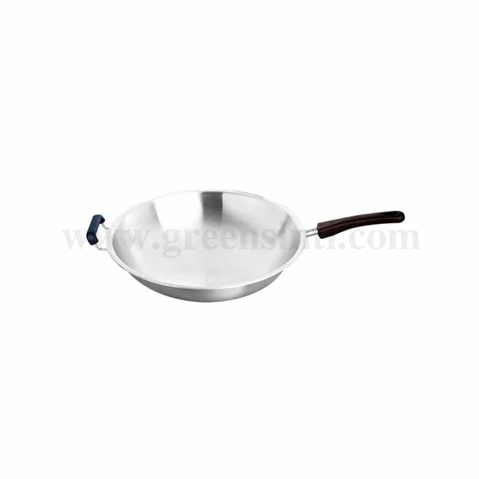 GREENS Stainless Steel Wok D 360 mm