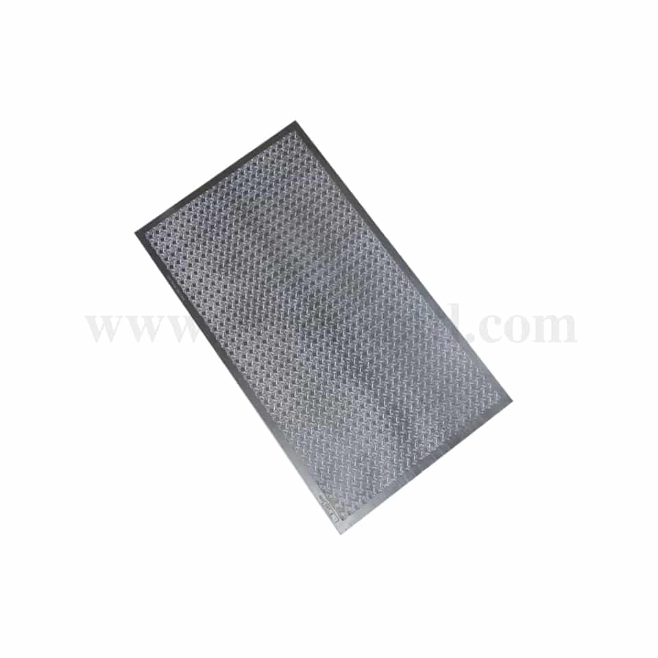 GREENS Stainless Steel Stencil Decor Grides Fluted 600 x 400 mm