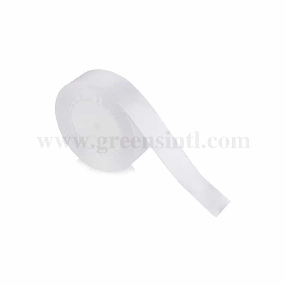 GREENS Satin Ribbon White Width 1 Inch