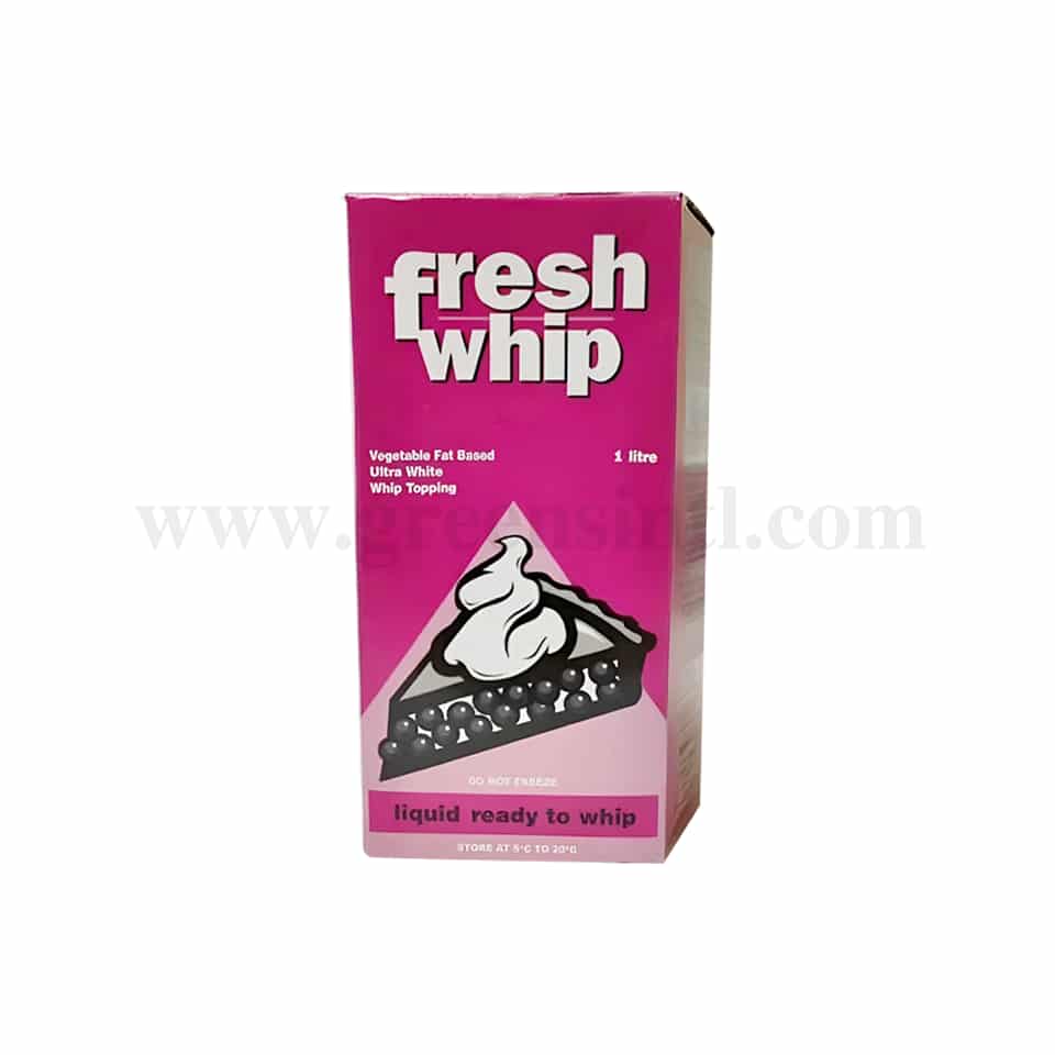 Fresh Whip Cream (Vegetable Fat Base) 1 L