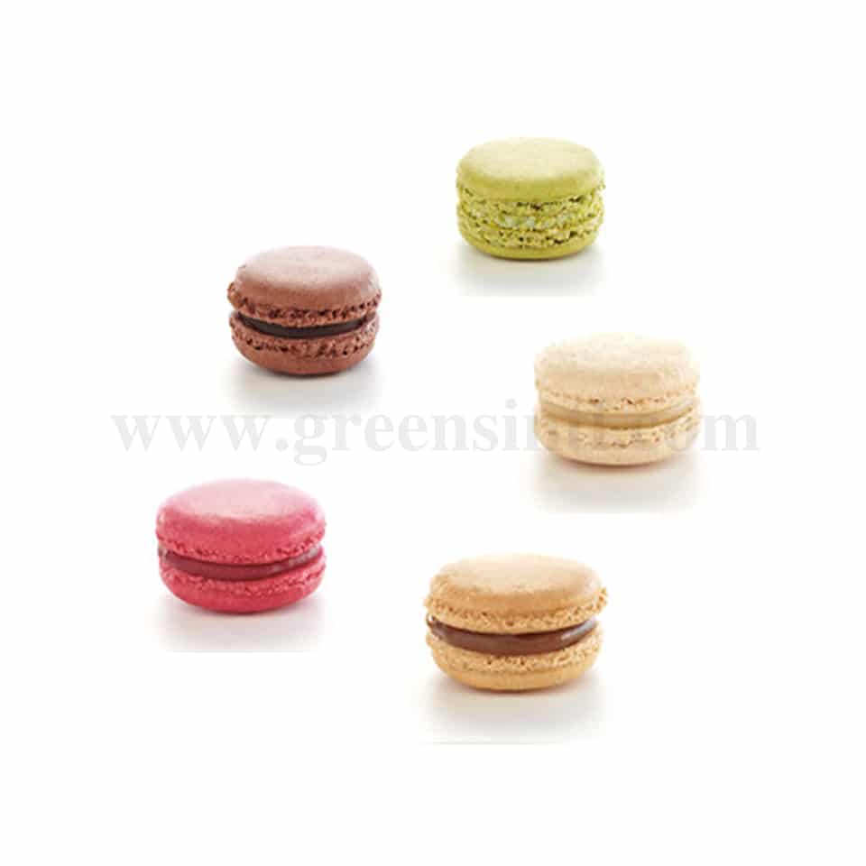 GREENS Macarons Assorted-Frozen D 40 mm-70 Pcs