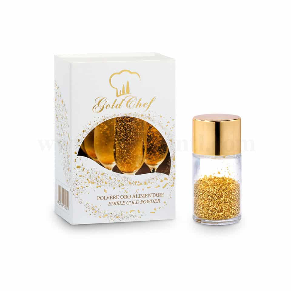 GOLD CHEF Edible Gold Powder 23kt-1 g