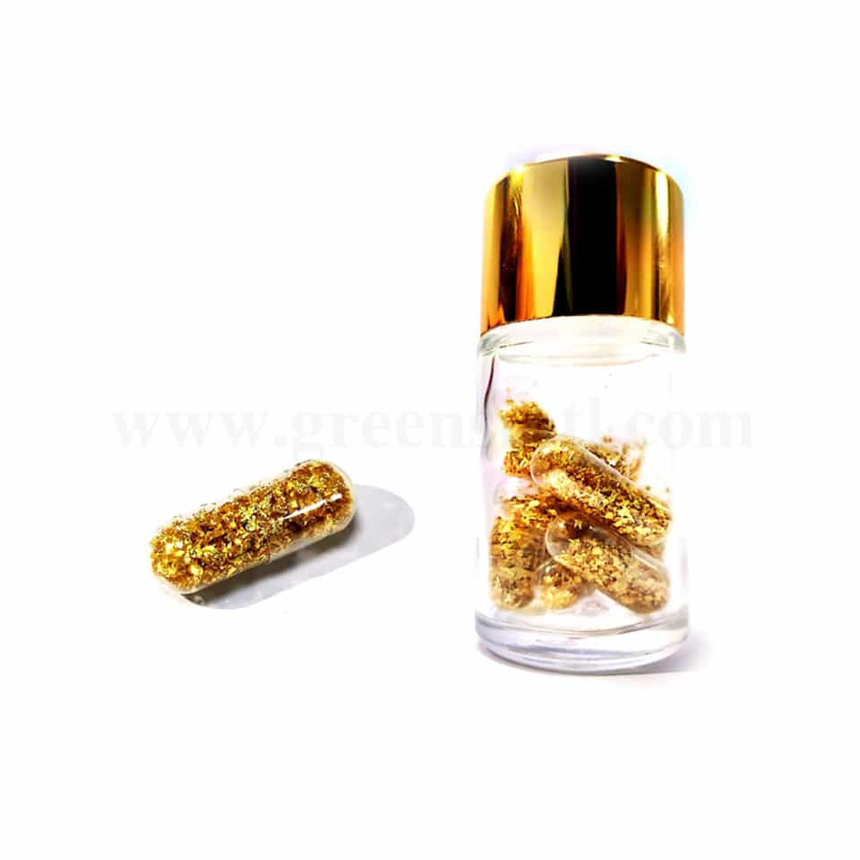 GOLD CHEF Edible Gold Capsule 23kt 10 Pcs