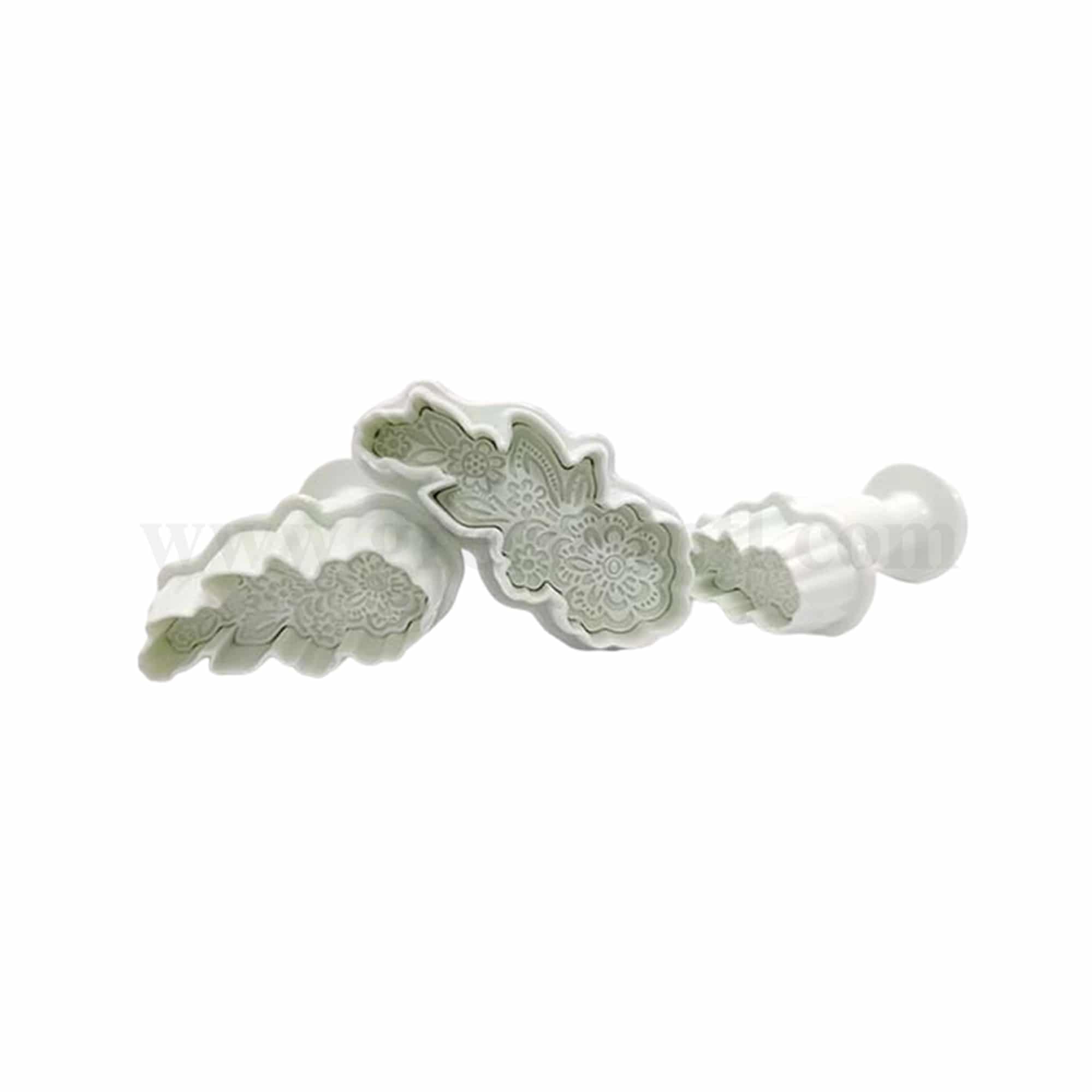 GREENS CHOICE Plunger Cutter Flower Bunch Shape Set of 3